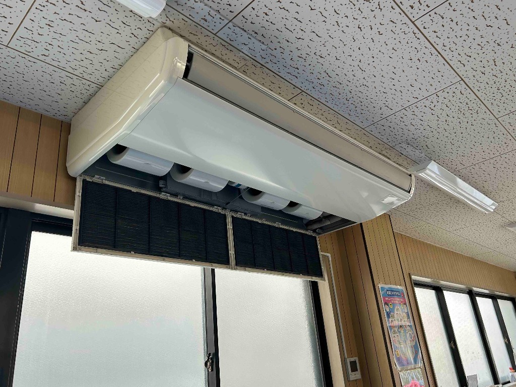 【業務用】事業所さんでのエアコンクリーニング【浜松市浜北区】